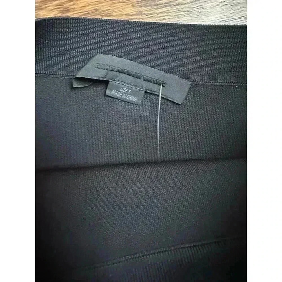 Alexander Wang Black Knee-Length Snap-Hem Studded Skirt - Picture 3 of 3